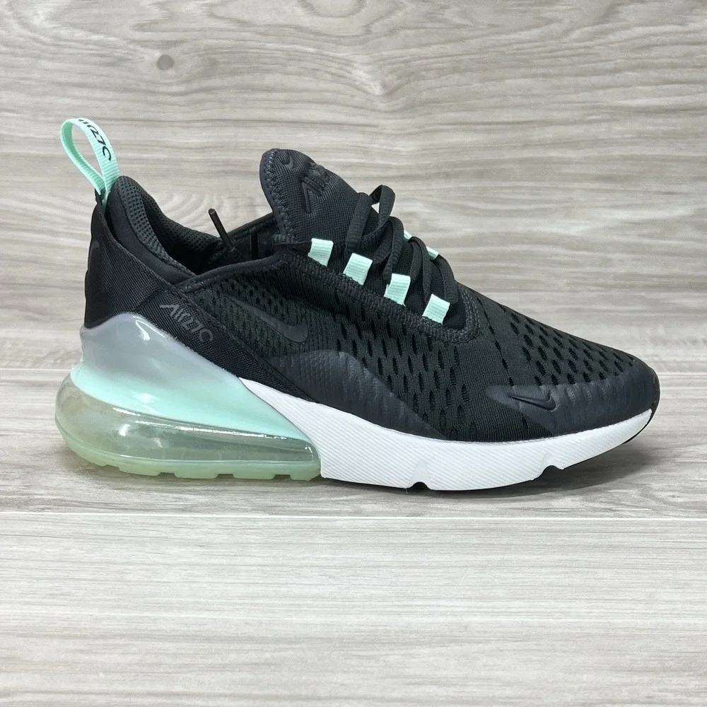 Nike Air Max 270 (GS) Off Noir Black White 943345-024 Youth Size 5